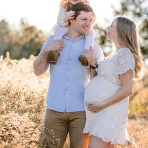 Pink Blush Maternity Dress